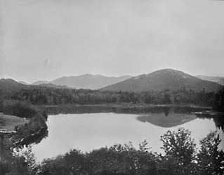 Mirror Lake, Adirondacks, New York, ca. 1897