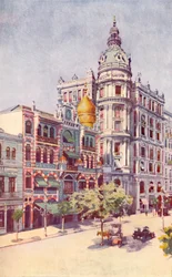 Maurisches Gebäude und die Büros der Herren Guinle, Avenida Rio Branco, 1914