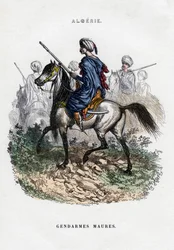 Maurische Gendarmen, Französische Armee in Algerien