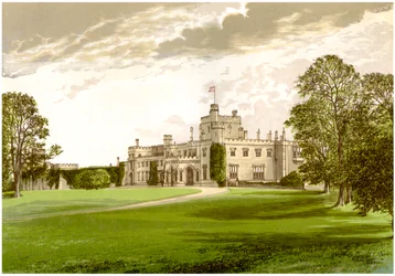 Moreton Hall, Cheshire, Heim der Familie Ackers, ca. 1880