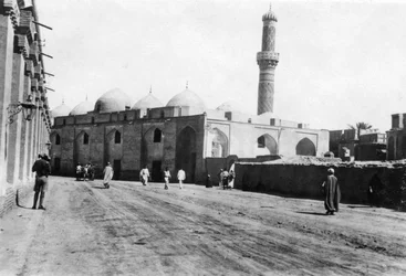 Moschee an der River Street, Bagdad, Mesopotamien, Erster Weltkrieg, 1918
