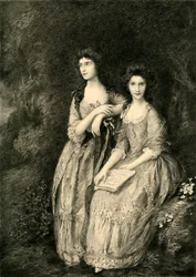 Mrs. Sheridan und Mrs. Tickell, ca. 1772, 1908