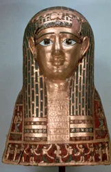 Mumienmaske einer Dame, Spätzeit, 1085-332 v. Chr.