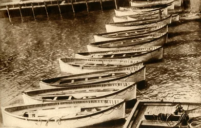 Stumme Beweise der Tragödie: Alles, was von dem größten Schiff der Welt übrig blieb, 1912, 1933