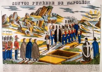 Napoleons Leichenzug, St. Helena, 1821