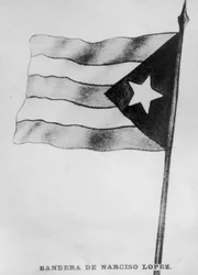 Narciso Lopezs Flagge, 1850er, 1920er