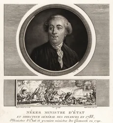 Neker oder Jacques Necker, Staatsminister und Generaldirektor der Finanzen