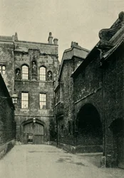 New College Gate und Lane, 1902
