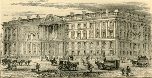 Neues Hauptpostamt, St. Martins-Le-Grand, um 1872