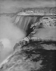 Niagara im Winter, 19. Jahrhundert