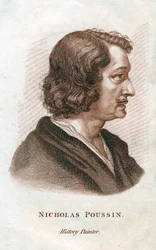 Nicolas Poussin, französischer klassischer Maler, ca. 19. Jahrhundert