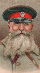 Nikolay Iudovich Ivanov 1851-1919, General in der Kaiserlich Russischen Armee, 1917