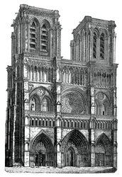 Notre Dame, Paris, 1870