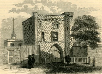 Altes Tor in Stepney, ca. 1872