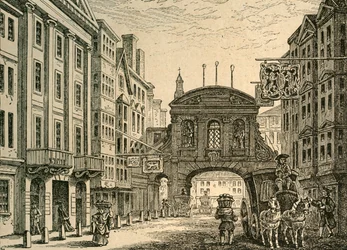 Altes Temple Bar und die Devil Tavern