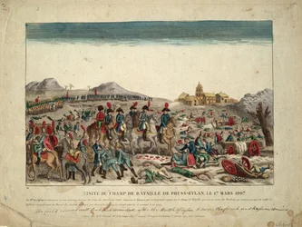 Auf dem Schlachtfeld von Eylau, 1807