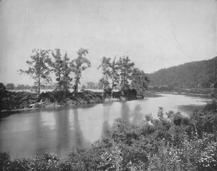 Am Conemaugh, in der Nähe von New Florence, um 1897
