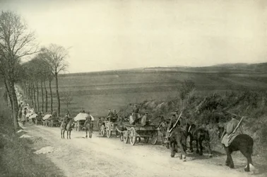 Auf dem Weg zu den Schützengräben, 1919