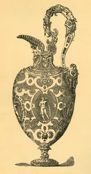 Originalentwurf für eine Vase oder einen Krug