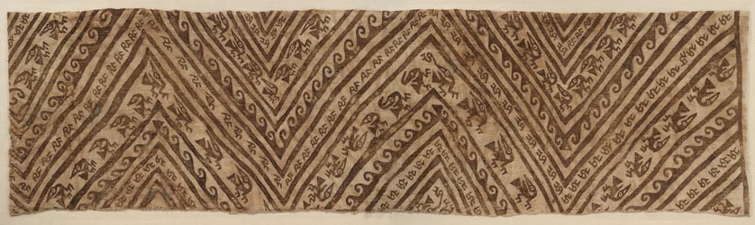 Bemalte Mumienverpackung, ca. 1100-1400 n. Chr.
