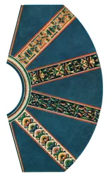 Malerei auf der Kuppel, Chora-Kirche, Konstantinopel [Istanbul, Türkei], 1928