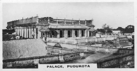 Palast, Pudukottai, Tamil Nadu, Indien