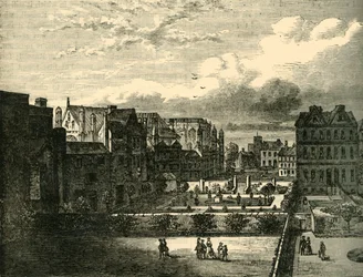 Palastplatz, von Süden, 1881