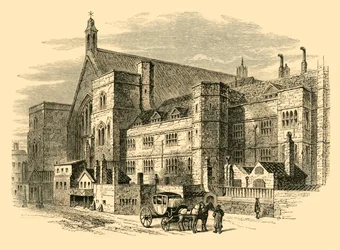 Palasthof im achtzehnten Jahrhundert, 1881