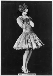 Paulette Goddard, amerikanische Film- und Theaterschauspielerin, 1938