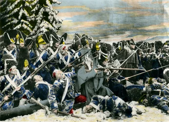 Fotografische Darstellung der Schlacht von Austerlitz