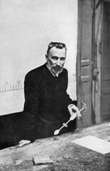 Pierre Curie, französischer Chemiker, als Professor für Physik an der Sorbonne