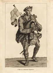 Pfeifer eines Hochlandregiments
