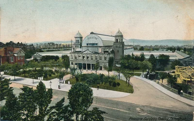Pleasure Gardens Theatre, Folkestone, spätes 19. - frühes 20. Jahrhundert