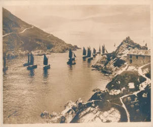 Polperro Hafen & Peak Rocks, 1927