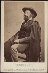 Porträt von Alfred, Lord Tennyson 1809-1892, 1861