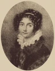 Porträt der Gräfin Josephine Deym von Stritetz, geb. Brunsvik de Korompa 1779-1821