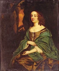 Porträt von Ehrengard Melusine von der Schulenburg 1667-1743, Herzogin von Kendal, frühes 19. Jahrhundert