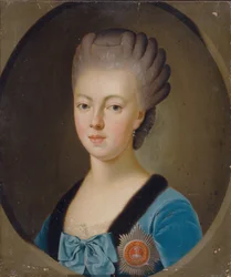 Porträt der Großherzogin Natalia Alexejewna von Russland, Prinzessin Wilhelmina Louisa von Hessen-Darmstadt, 1770er