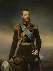 Porträt von Großfürst Michael Nikolajewitsch von Russland 1832-1909, frühe 1860er Jahre