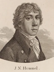 Porträt von Johann Nepomuk Hummel, 1778-1837
