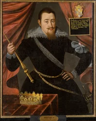 Porträt von König Christian IV. von Dänemark