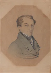 Porträt von Kondraty Fyodorovich Ryleyev