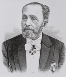 Porträt von Marius Petipa 1818-1910, 1899