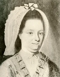Porträt von Mrs. Nathaniel Appleton, Jr., mit einer eigentümlichen Kappe