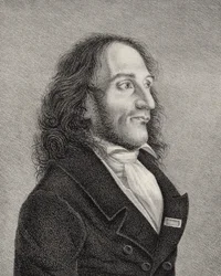 Porträt von Niccolò Paganini 1782-1840, ca. 1830