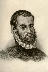 Porträt von Pedro Menendez de Aviles, zeigt spanische Kleidung, um 1570-1580, 1937