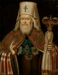Porträt von Platon II Levshin, dem Metropoliten von Moskau, zweite Hälfte des 18. Jahrhunderts
