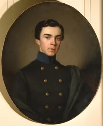 Porträt von Prinz Alexander Michailowitsch Golizyn 1838-1919, 1850er Jahre