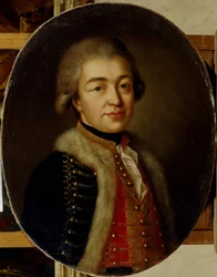 Porträt von Prinz Stepan Borisovich Kurakin