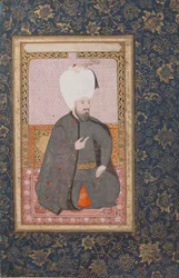 Porträt von Sultan Ahmet I. r. 1603-17, frühes 17. Jahrhundert